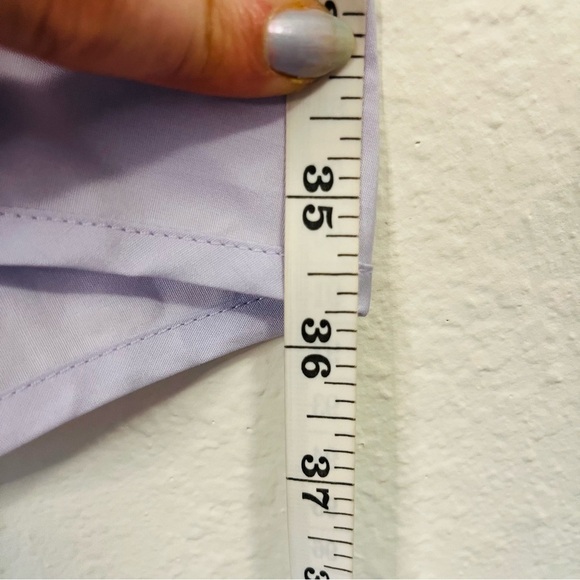 CECILIE BAHNSEN Dress Purple size 8 Seero cutout lavender cotton asymmetric mini - Picture 10 of 15